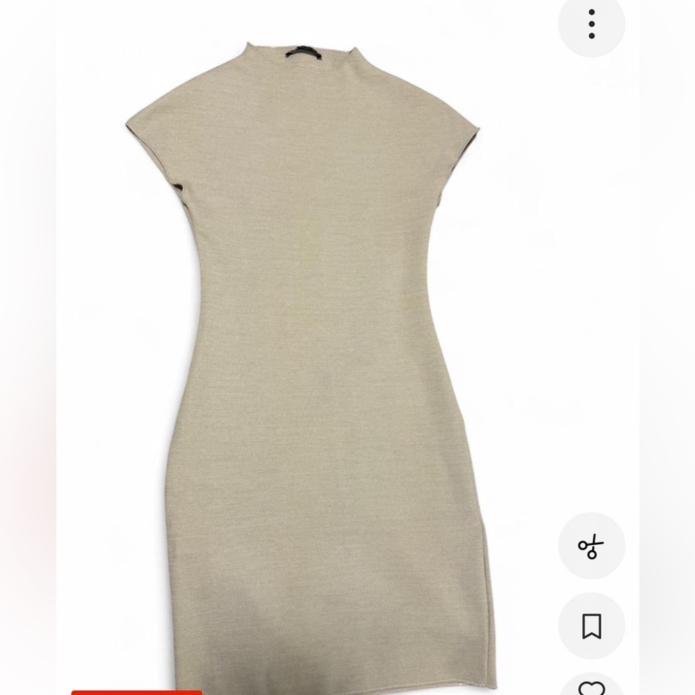 Zara Beige Mini Dress